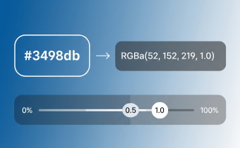 Convertir un code hexadécimal en RGBA avec LESS Convertir un code hexadécimal en RGBA avec LESS